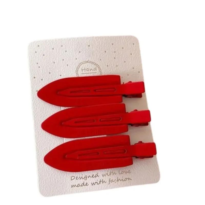 

Корейские милые заколки для волос для девочек, градиентный цвет, крестообразные бесшовные заколки для челки, боковые заколки, заколки для секущихся кончиков, заколки для края, головные уборы конфетных цветов