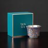 Sushic Guochao Ceramic Gilt Silver Teacup