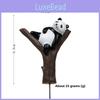 Cute Cartoon Tree Branch Climbing Panda Mini Model For Birthday And Graduation Events