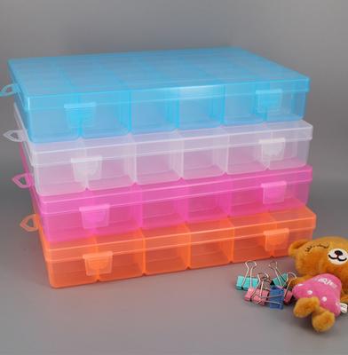 36 Grids DIY Tools Packaging Box Portable Electronic Components Screw Removable Storage Screw Jewelry Tool Case Colorful Plastic