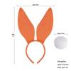 Easter Black Rabbit Ears Cute Bunny Girl Headband Party Props