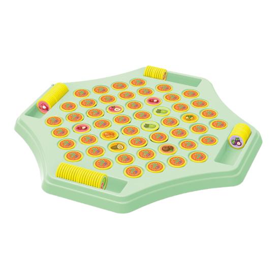 

Игра в шахматы для детей Memory Flip от 2 до 4 игроков. Доска для сопоставления животных и фруктов.