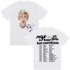 MGK Lost Americana Machine Gun Kelly Tour 2026 T Shirts Unisexs Retro Gothic Fashion TShirt Pure Cotton Tees Hip Hop Streetwear
