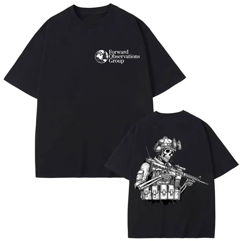 Forward Observations Group T Shirt Harajuku Gothic Vintage Short Sleeve T-shirt Men Women Fashion Cotton T-shirts