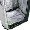 Grow Tent Reflective Mylar Hydroponic with Adjustable Vents and Floor Tray for Indoor Plant Growing, 60 x 60 x 140 cm (24.5" x 24.5" x 55")