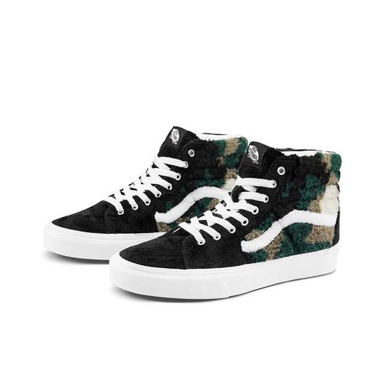 Vans Sk8-Hi Camo Sherpa VN0A5JMJA58 Men s Shoes EU 37 чёрный 3280₽