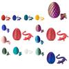 Exquisite Gem Dragon Collectibles Vibrant Silk Blue-green Dragon Egg Set Assembly Required