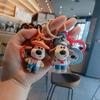 Adorable Cartoon Puppy Keychain: Cute Pendant for Backpacks, Bags, or Cars