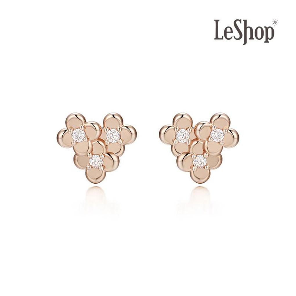 

[LsSHOP] 14K Sweet Pea Bouquet Earrings (Gold Plated)_LJ4188BRE