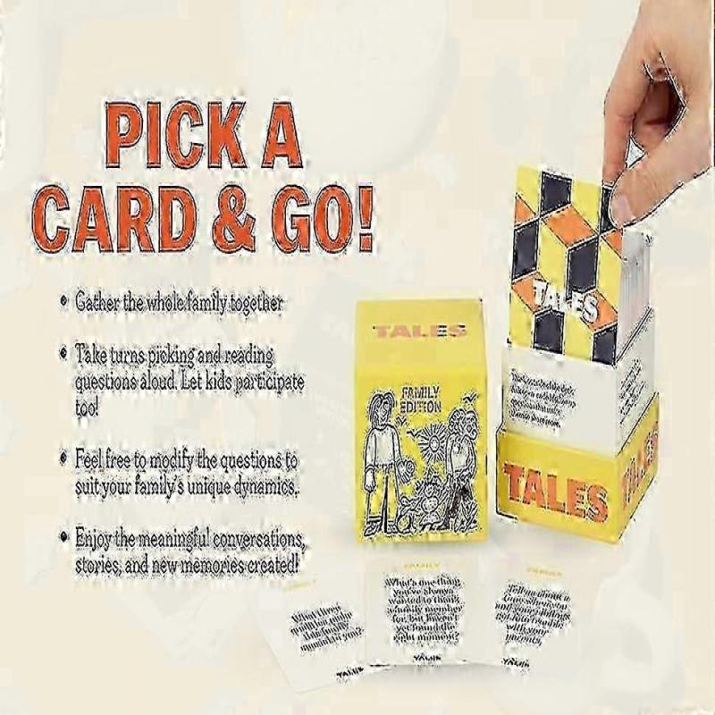 The 150 Conversation Cards Family Edition Makes the Perfect Gift for Festive Gatherings and Reunions with Family and Friends.