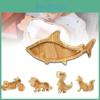 Eco-friendly Cute Animal Wooden Money Box For Children With See-through Savings View