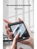 Samsung Z Flip 6 Foldable Screen Case with Large Window, Ultra-Thin Magnetic Buckle, Elegant Design.