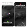 Car Seat Backrest Anti Kick Pad Protector Mat Storage Bag Emblem Accessories For BMW E70 E91 E30 G30 E53 M3 M5 X6 X4 X7 E92 E93