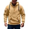 2026 New Men's Multi-zipper Sweatshirt Loose Sports Sweatshirt Casual Daily Clothing Plus Velvet Hoodie