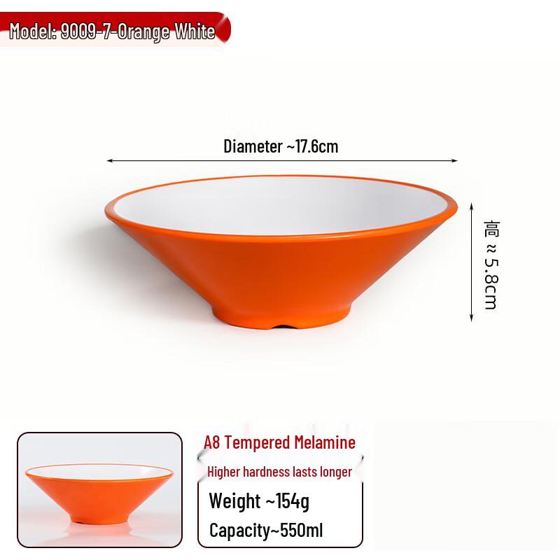 Anyishun A8 Melamine Conical Noodle Bowl