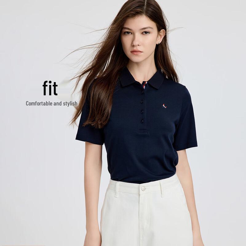 

Navigare Women s Simple Lapel Short Sleeve Polo Shirt XL