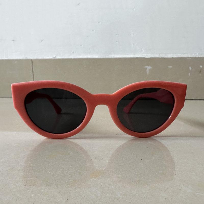 

Винтажные солнцезащитные очки с широкими полями, индивидуальная оправа, милые солнцезащитные очки ярких цветов