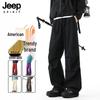 JEEP SPIRIT Men's Pleated Windproof Waterproof Outdoor Cargo Pants