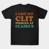 Funny Piercing Parody Joke Adult Gag Novelty Graphic Humor T‑Shirt