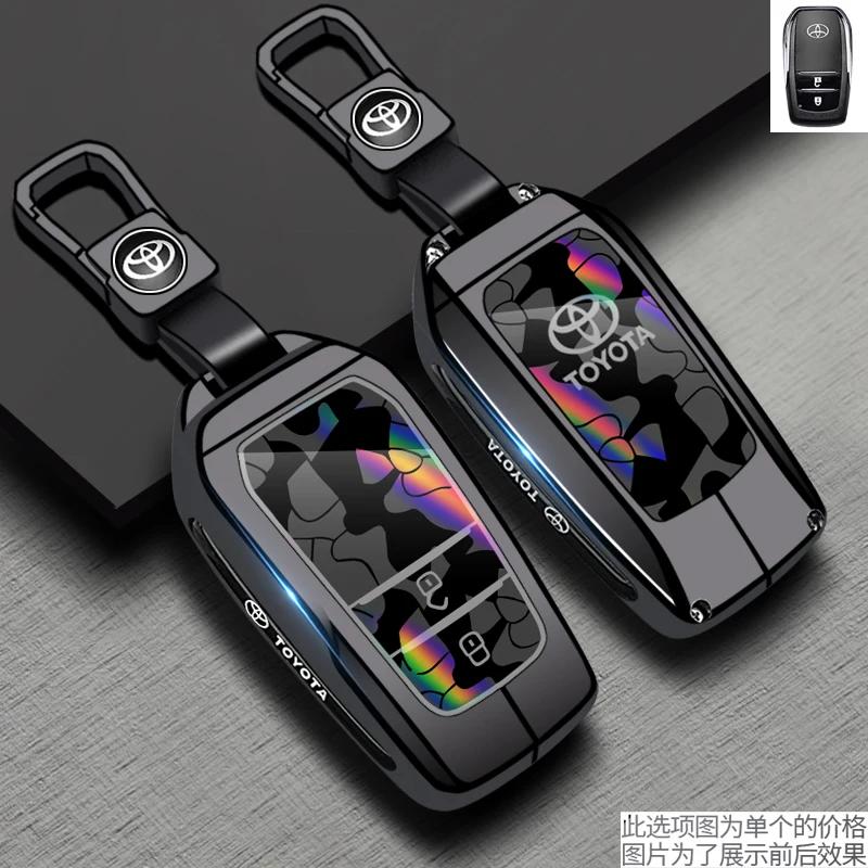 Car Remote Key Case Cover Shell For Toyota Corolla Prius Camry CHR C-HR RAV4 Altis Land Cruiser Prado Protector Keyless