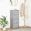 Sideboard Concrete Grey 37.5 x 35 x 99 cm Engineered Wood