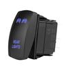 DC 12V 24V Blue LED Light Laser 5 Pin Rear Light On OFF Rocker Switch for Car Boat
