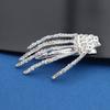 Korean Harajuku hand grab hairpin female duck bill clip rhinestone edge clip metal hairpin clip back head top clip