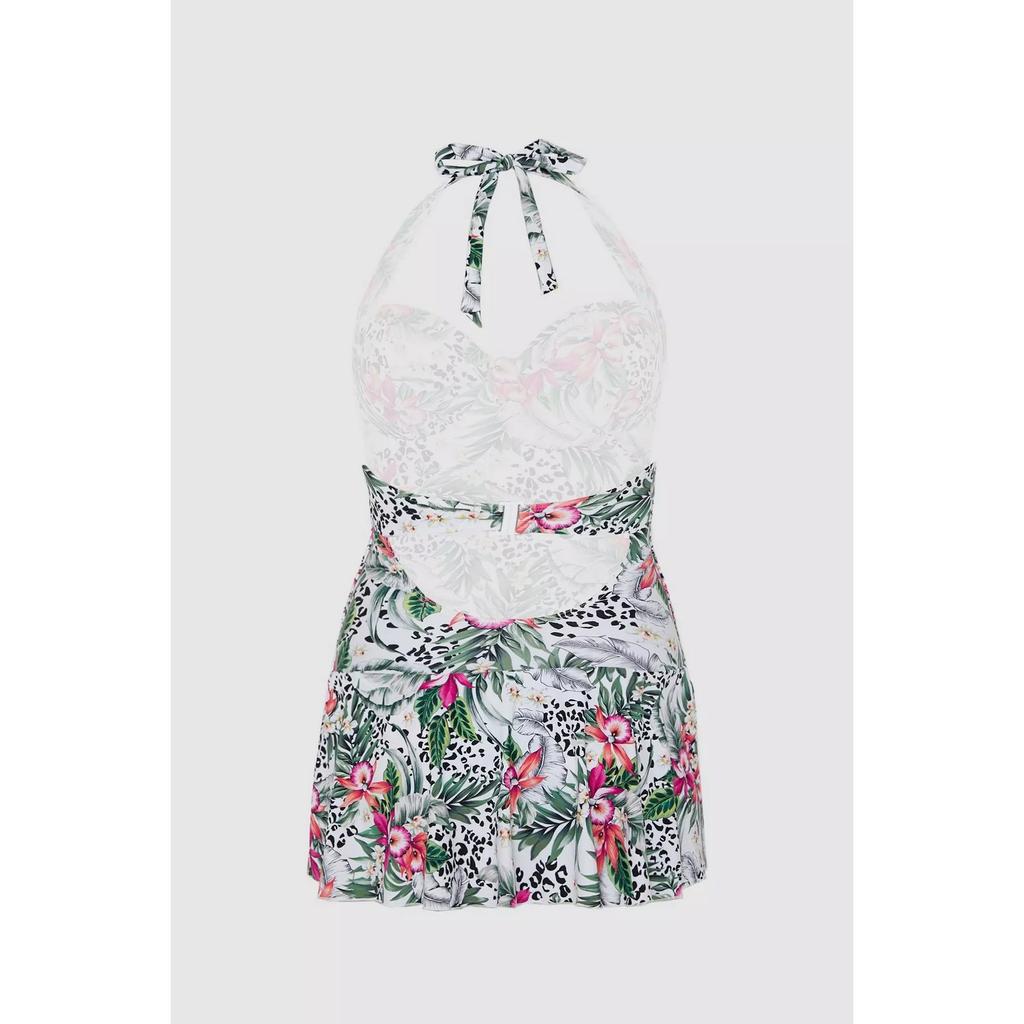 Gorgeous Womens/Ladies Jungle Skirted One Piece Swimsuit