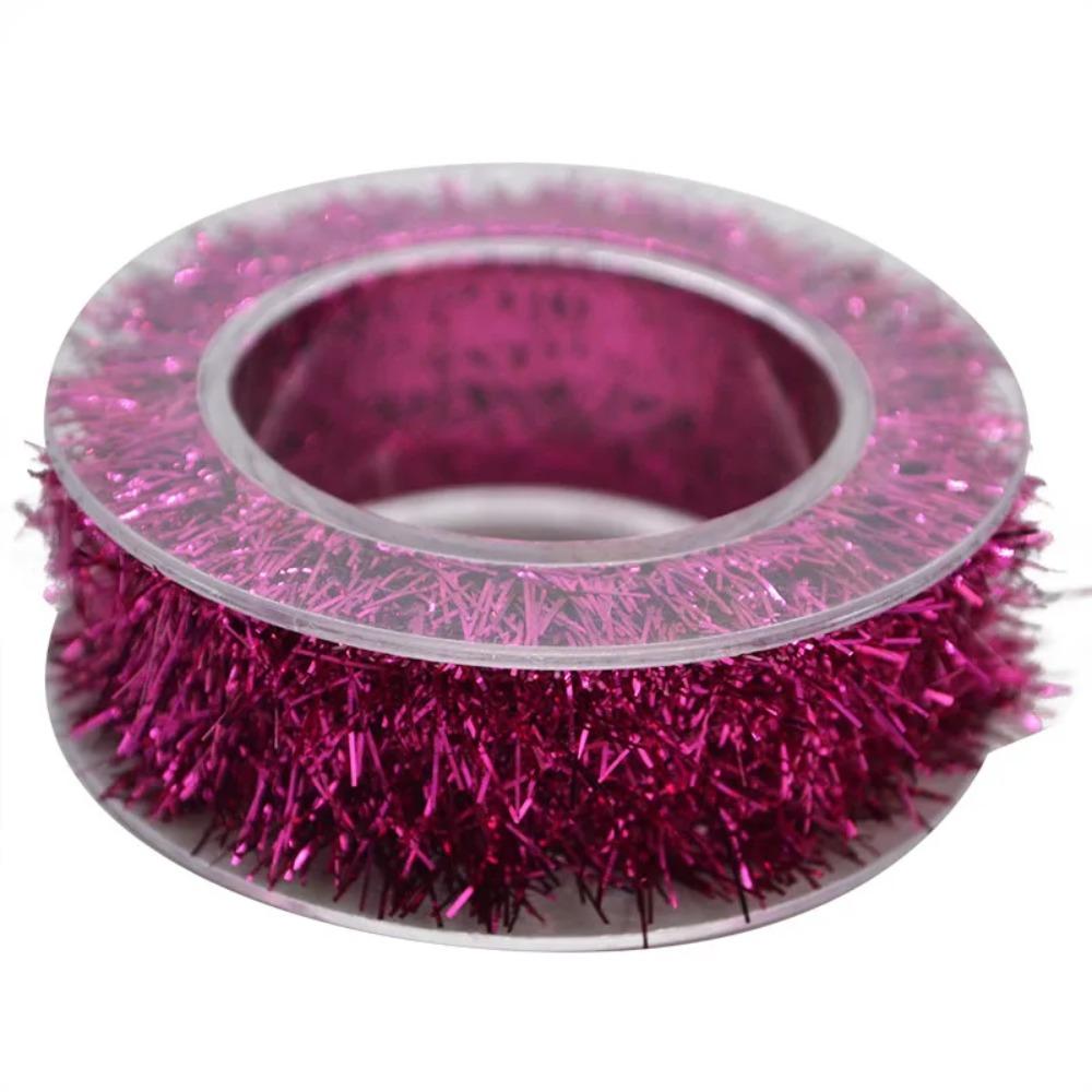 Flashing Tinsel Hanging Rattan Multicolor Gold Silver Wire Colorful Ribbon  Birthday