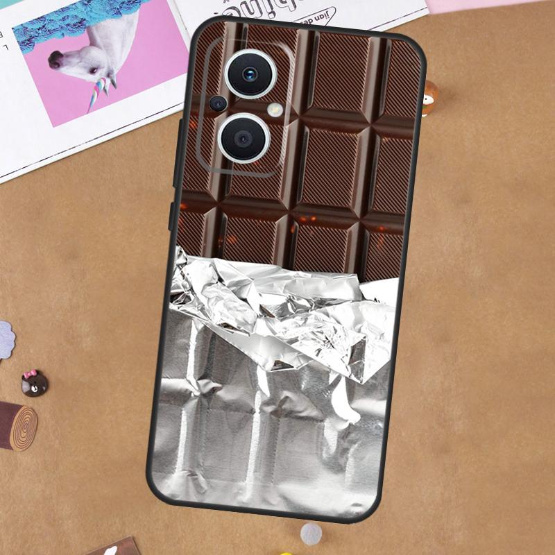 Chocolate Bar Case For OPPO Reno 4Z 5Z 8T 10 11 Pro 11F 5 6 7 8 Lite OPPO Find X5 X6 Pro X2 X3 Neo Cover