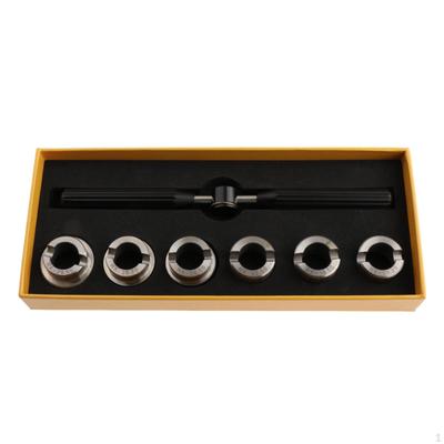 Gehäuseöffner-Schlüssel für Uhren mit Einsätzen, einfach zu bedienen, 18,5/20,2/22,5/26,5/28,3/29,5 mm Reparaturwerkzeugsatz