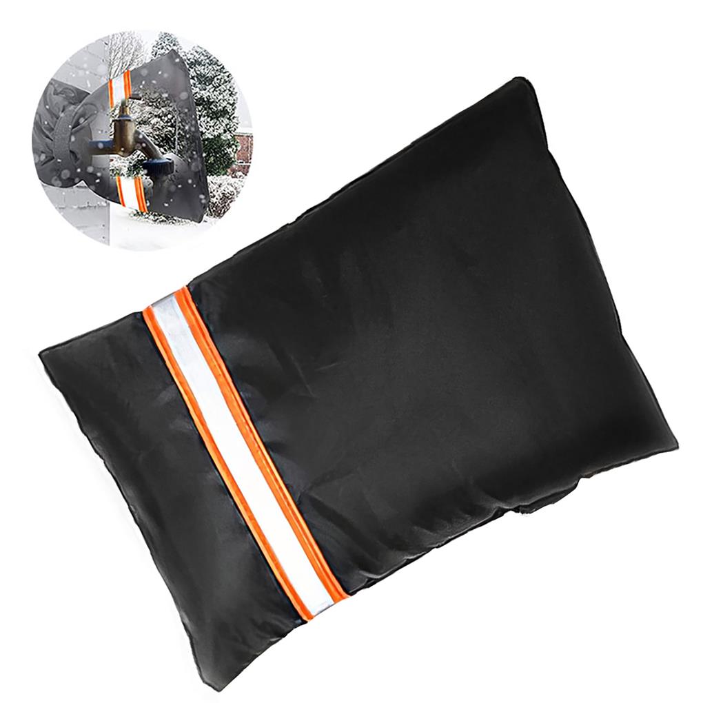 Oxford Cloth Water Faucet Protection Freeze Cover Reflective Strips Spigot Antifreeze Winter Outdoor Home Garden