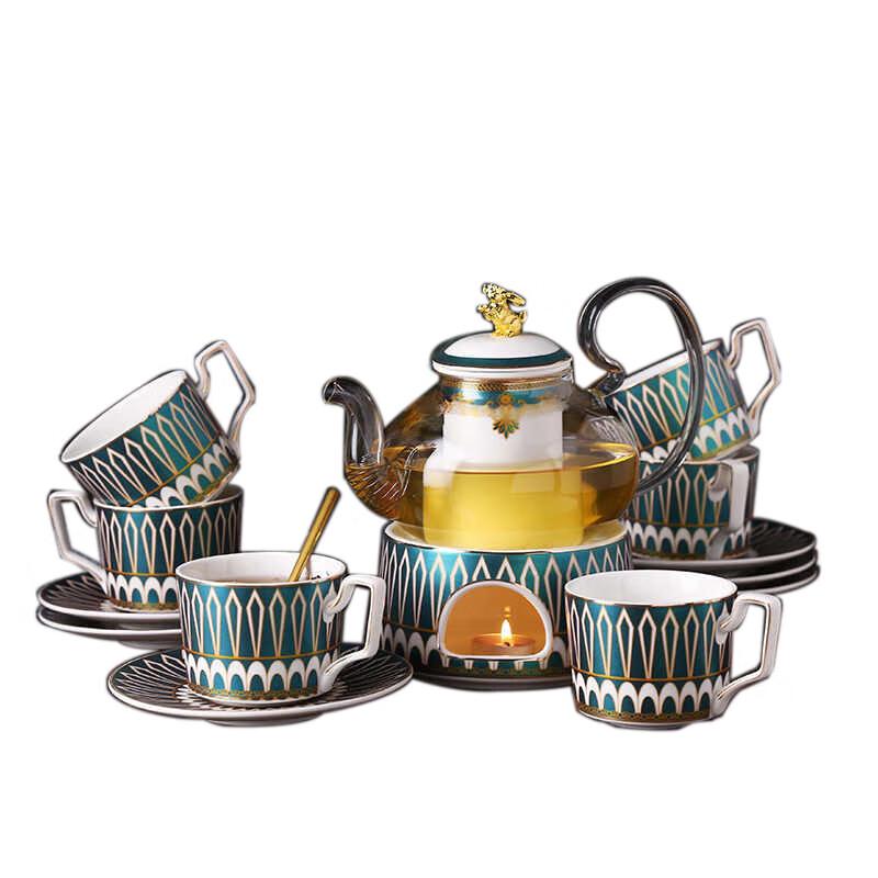 

Homeglen Gold Rimmed Ceramic Tea Set