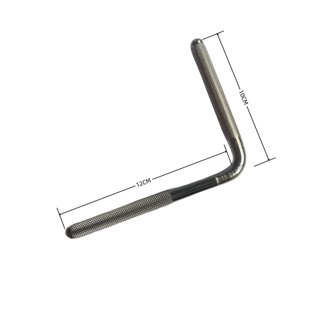 L-Shaped Drum Cowbell Extension Arm & Clip Stand