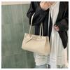 Xeie Thuk Tote Bag Women PU Woven Texture Handheld Shoulder Daily Commute