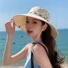 Polyester Summer Wide Brim Fisherman Hat For Men And Women Sun Protection And Breathability