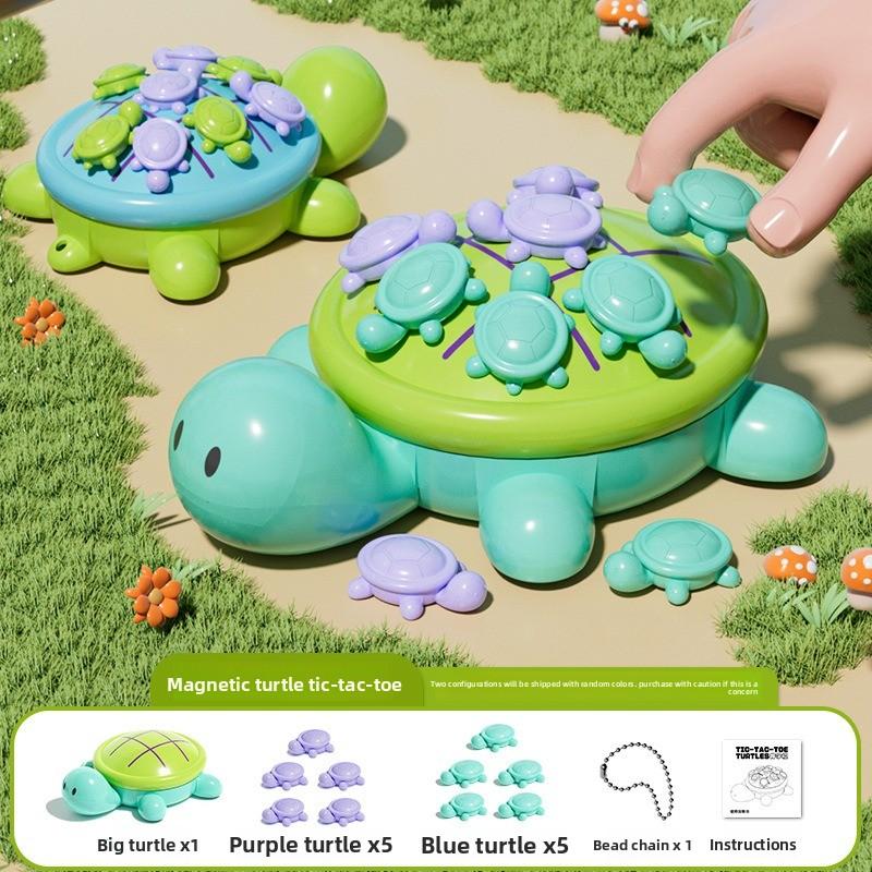 

Children s Intelligence Games, Board Game Puzzles, Turtle Nine-square Grid, Tic-tac-toe Board, Tabletop Interactive Games, Training Logical Thinking