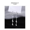 Orecchini a Cerchio Farfalla Moda Ingrosso Fascino Argento 925 Minimalista Effetto Diamante Per Donne Unisex Gioielli da Festa