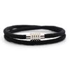 Minimalist 4mm Nylon Rope Bracelet Men Female Attract Magnet Lover Braslet Gift For Couple 100% Stainless Steel Braclet Joias