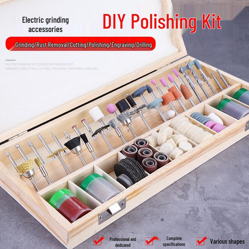 Jade Mini Electric Grinder Set: Grinding & Polishing Accessories