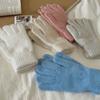 Candy Colored Winter Velvet Gloves Winter Warm Finger Gloves Knitted Gloves  For Woman Girls Maiden