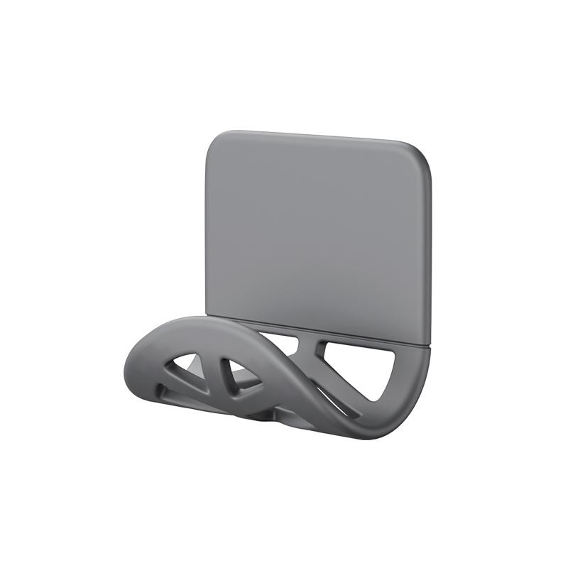 

Silicone drain rack, foldable multifunctional home kitchen tools, soap rack, hat rack, cosmetics drying rack, phone holder сірий