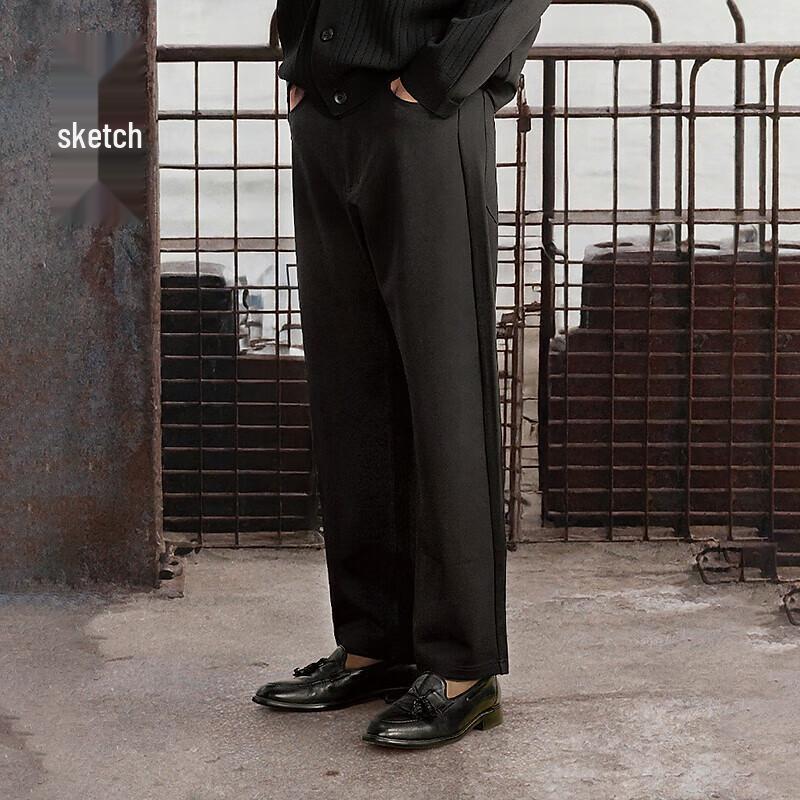 

Suxie Men s 2024 Autumn Straight-Leg Casual Pants L