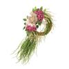 Artificial Hydrangea Wreath Home Decor Indoor Welcome Flower Vine Garland HangingFront Door Wedding Party
