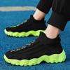 Men's and women's casual sports shoes, breathable and anti-slip, large-sized thick-soled running loafers for coupless men shoes