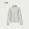 HLA Women's Baseball Collar White Duck Down Jacket
