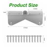 2 Pieces Gutter Downspout Extension Hinge Easy to Install Hardware for Lawn Care