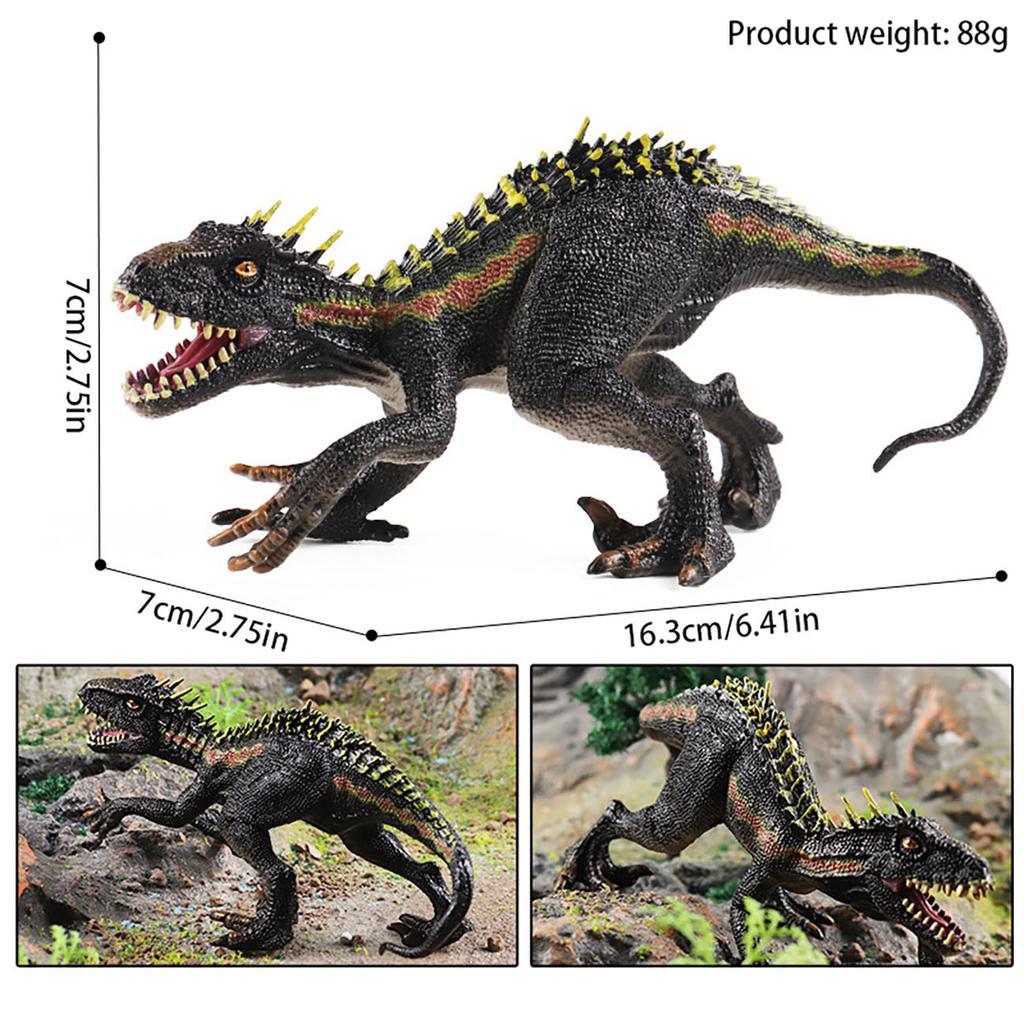 Simulation Dinosaur Solid Tyrannus Tyrannosaurus Velociraptor Toy Bluecanthosaurus Double Crown Dragon Animal Model Collection