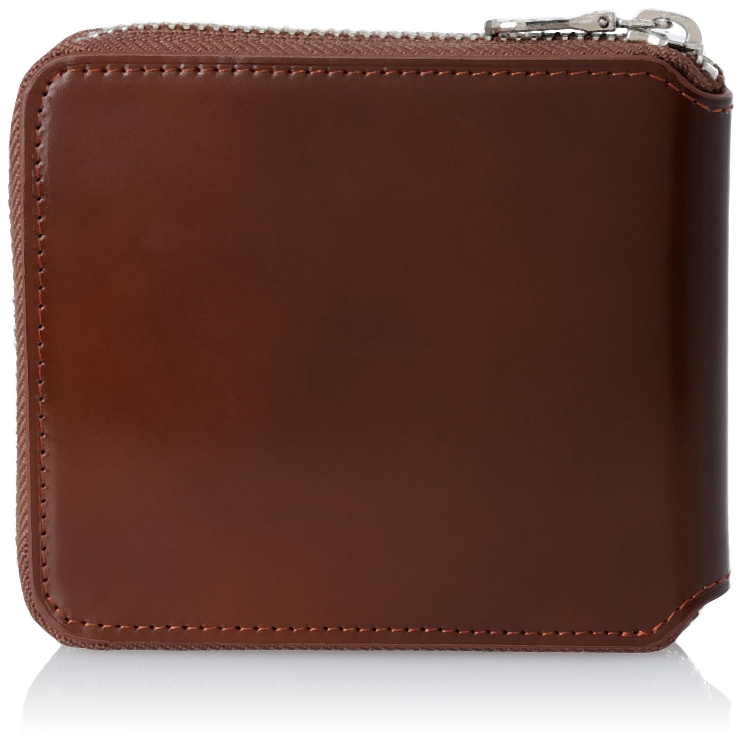 

Bifold Wallet Cordovan Round Zipper Wallet Brown [Aries] Men s
