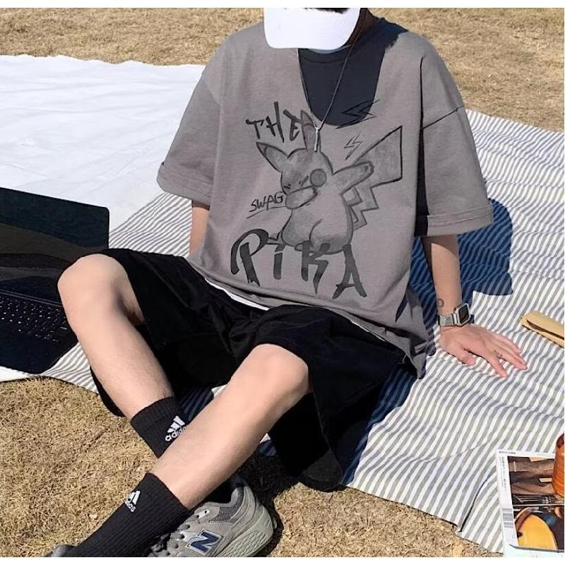 Pánská trička s krátkým rukávem dopis s grafickým potiskem trička s polovičním rukávem svetrové tričko ležérní tričko muž korejský ležérní retro topy s kulatým výstřihem